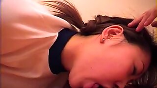 Asian dame with a round ass rides in a motel