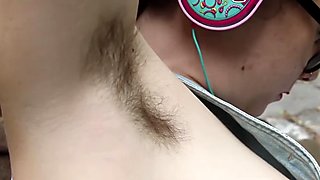 Hairy Australian pussy fingering and squirting