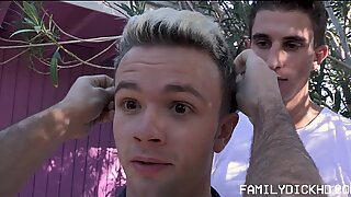Jock And Twink Stepson'_s Threesome With Stepdad