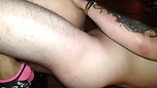 Chick rides dick like a pro pussy wet