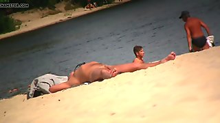 cocks on the beach