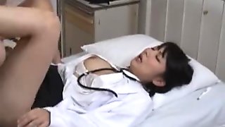Super sexy Japanese nurses sucking